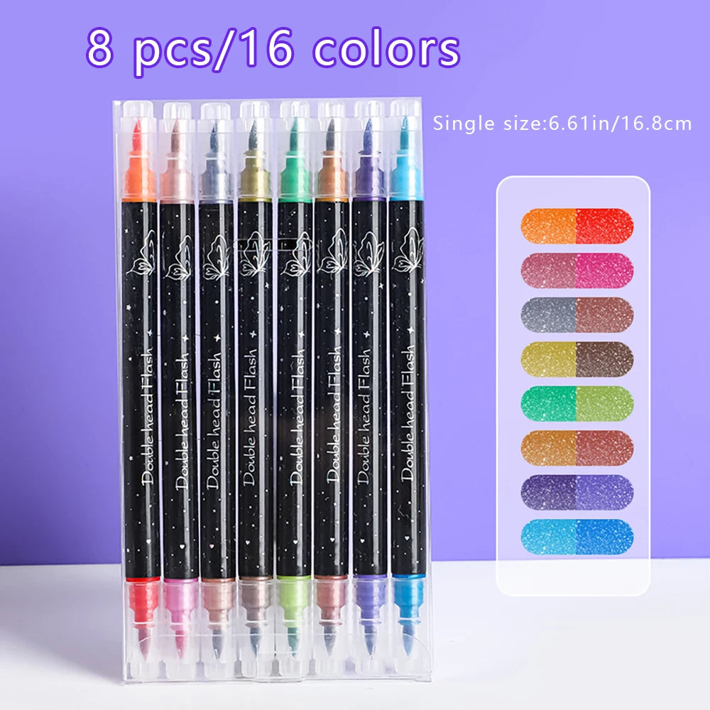 ScribbleSnug™ Glitter Marker Set