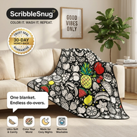 ScribbleSnug™ Coloring Blanket