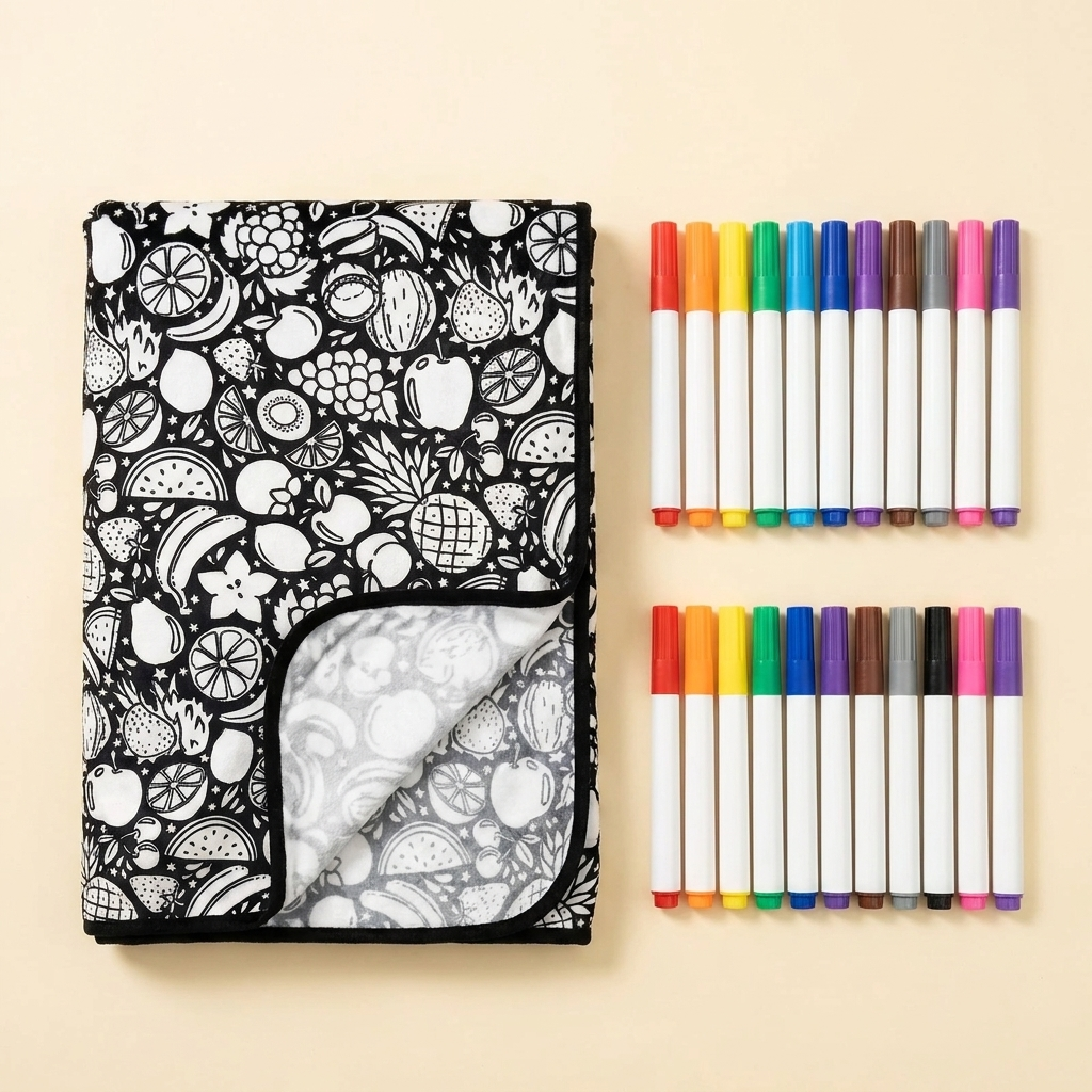 ScribbleSnug™ Coloring Blanket
